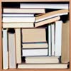 our shelves are stacked with books about glass
