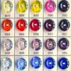 antique glass buttons